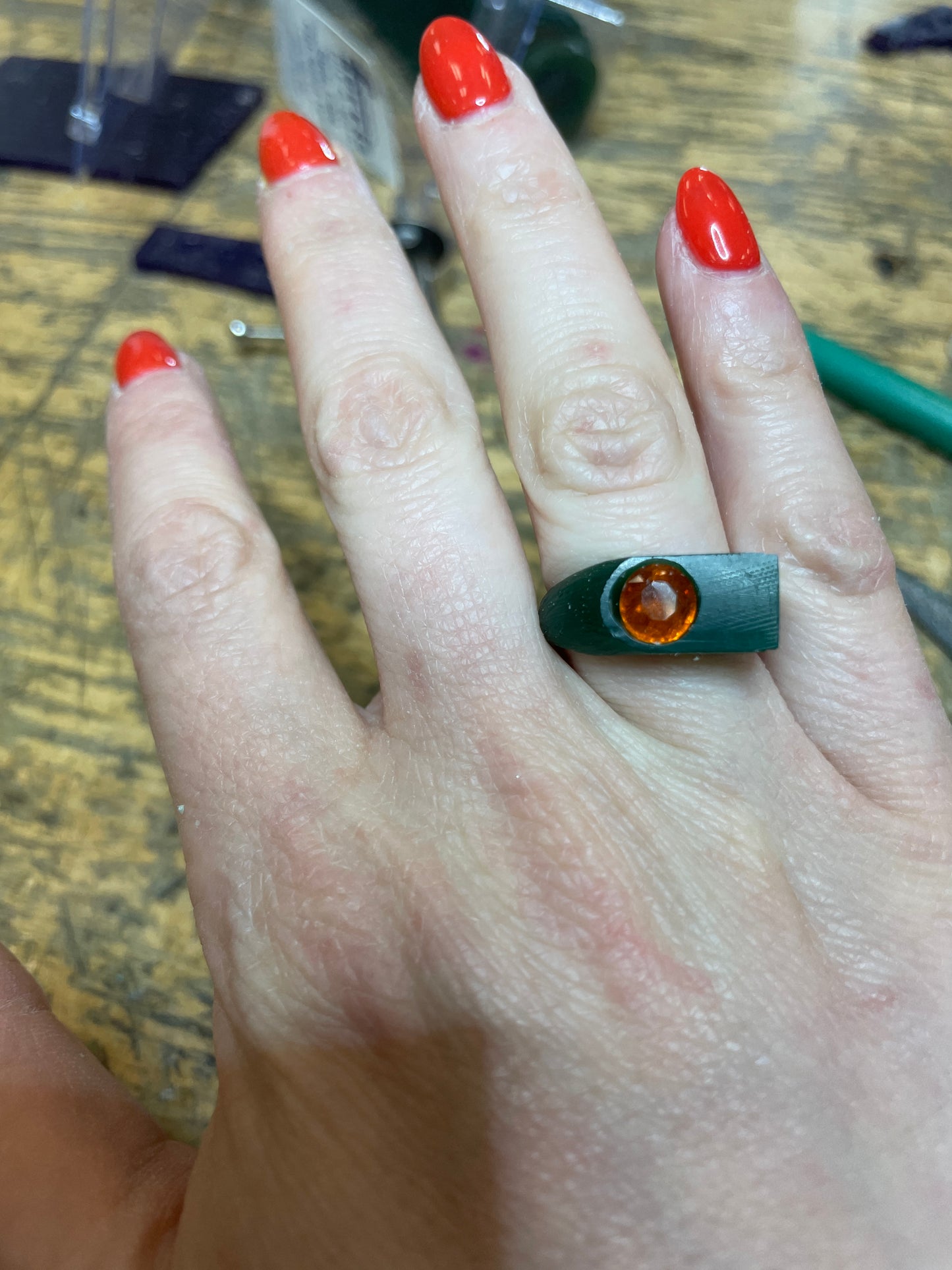 Hand Carved | Asymmetric Signet Ring