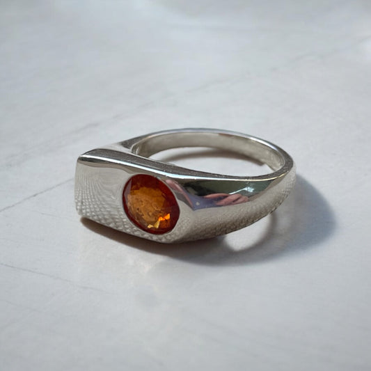 Hand Carved | Asymmetric Signet Ring